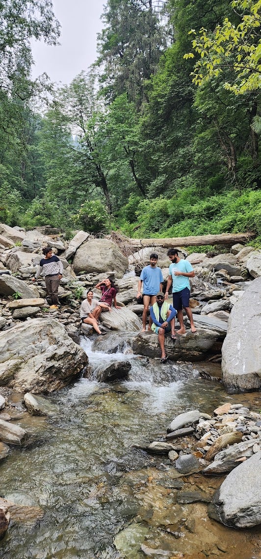 River crossing on rocks near Ailyak Café